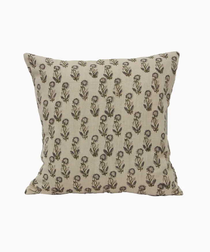 Liliana Floral Handblock Cushion 50x50cm