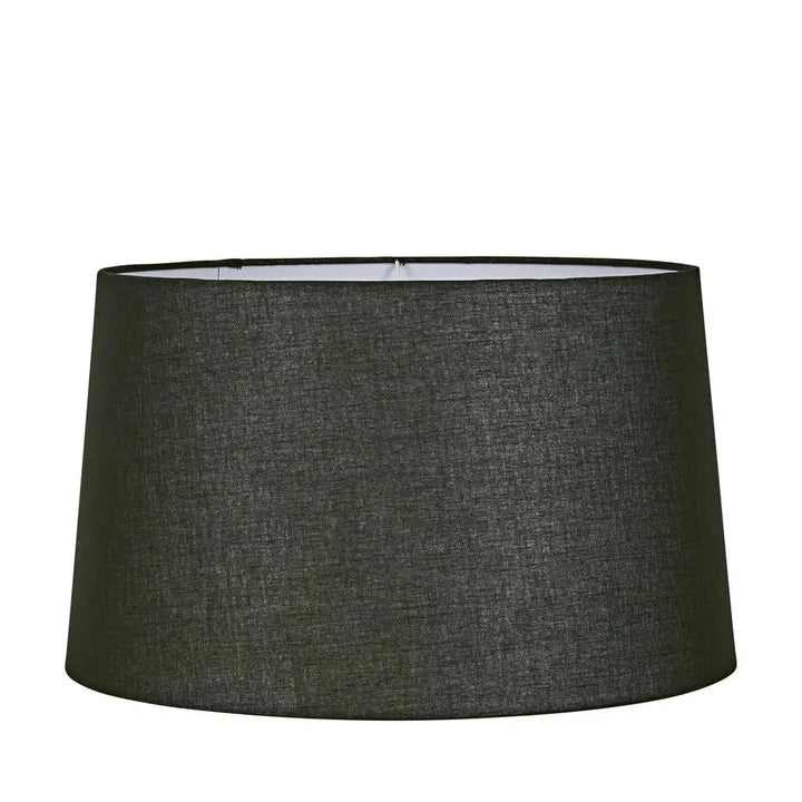 Lamp Shade Linen Drum XL Black
