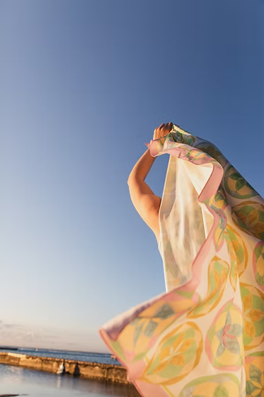 Maria Anjelica Silk Scarf