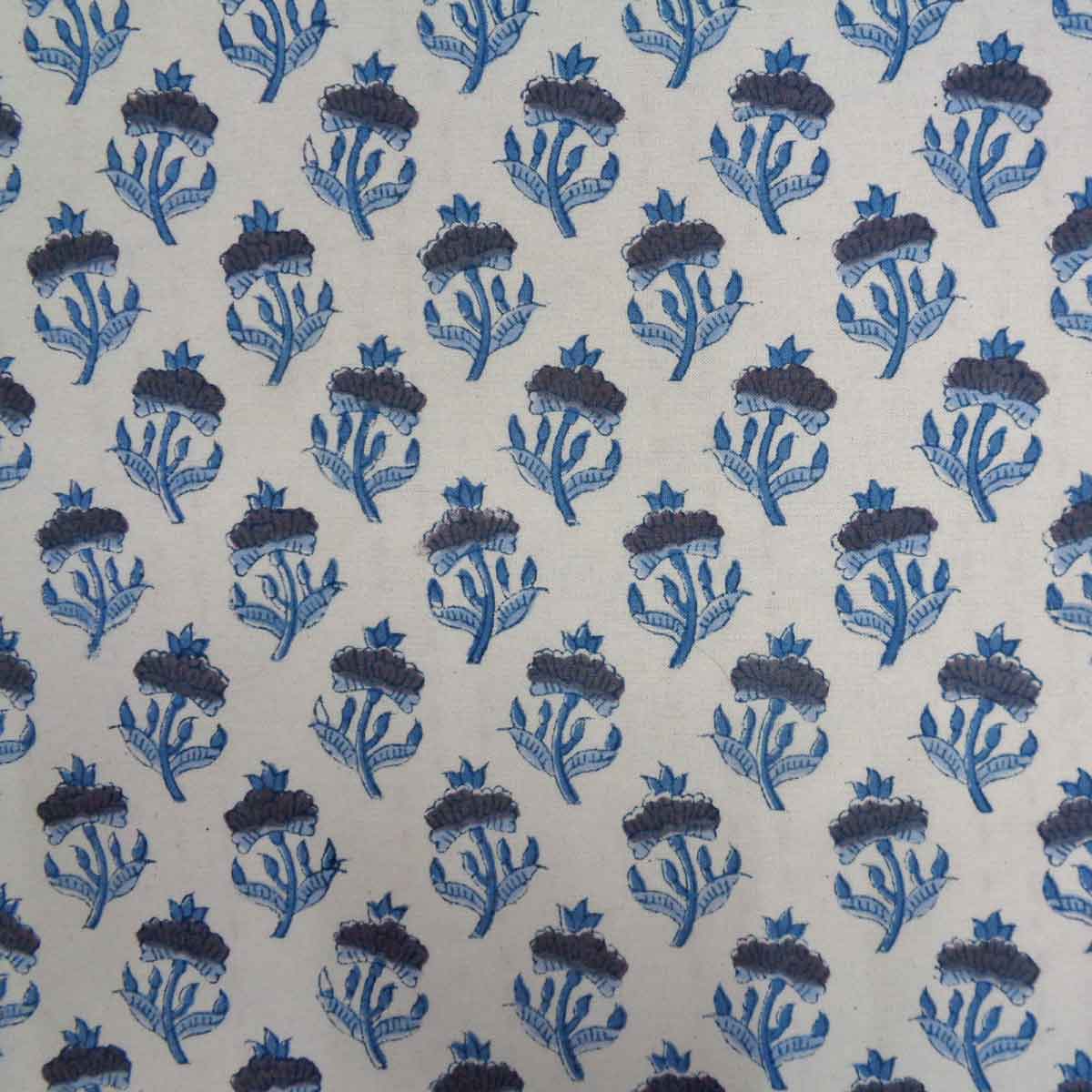 Block Print Tablecloth Marigold Teal 180x270cm