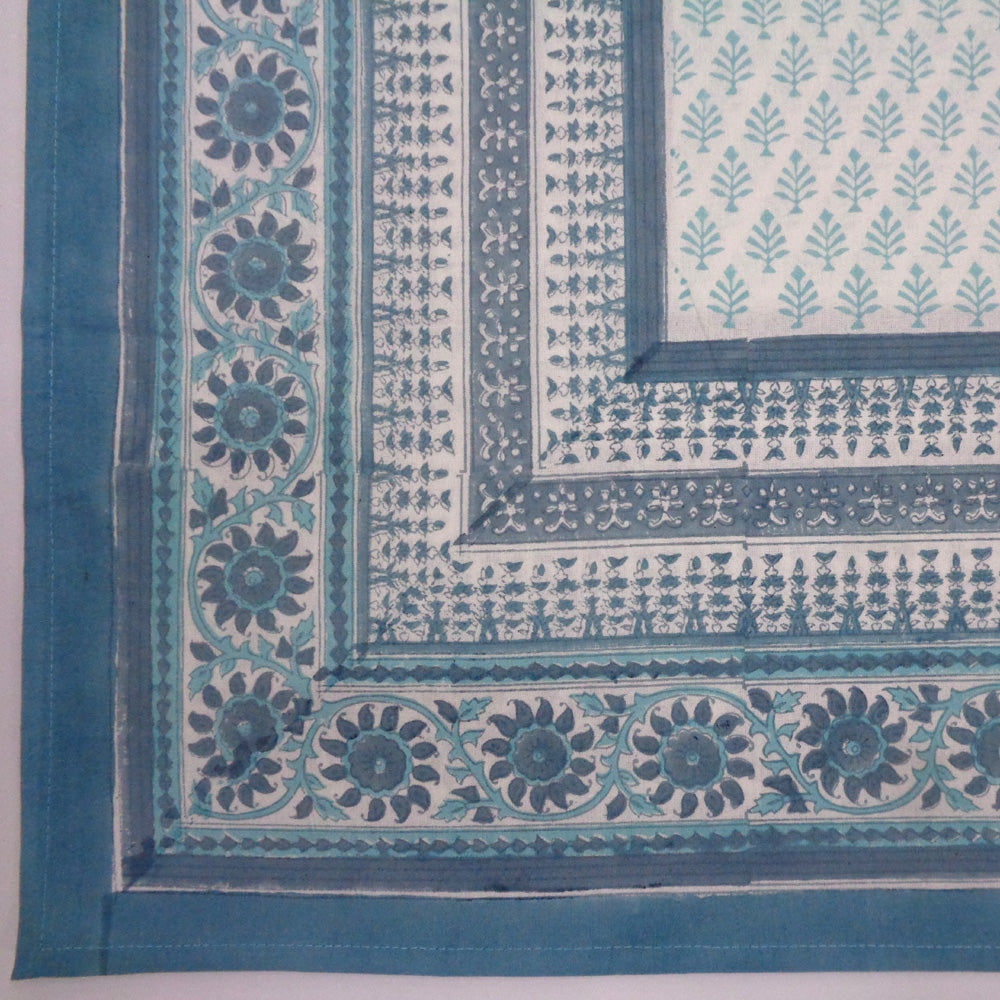 Block Print Tablecloth Neem Marina 180x270cm