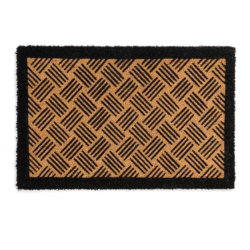 Parquet Weave door mat