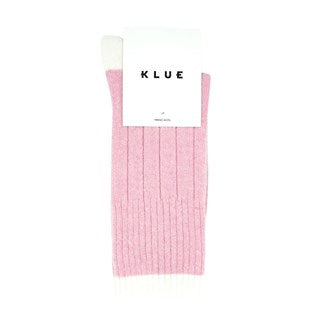 Socks Merino Wool Pink & White