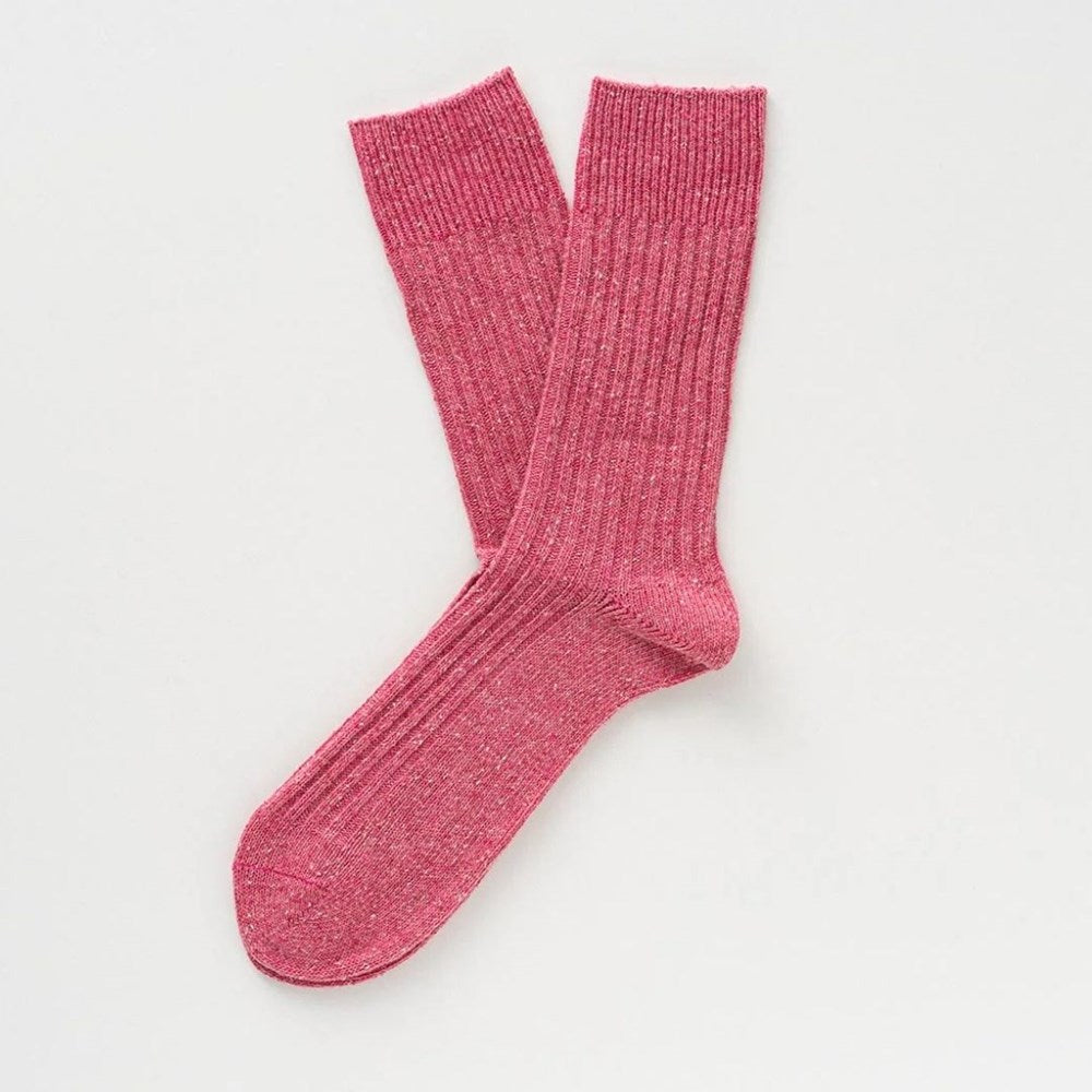 Socks Silk & Wool Dust Star Rosewood