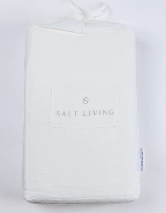 Salt Living Linen Sheet Set- King White