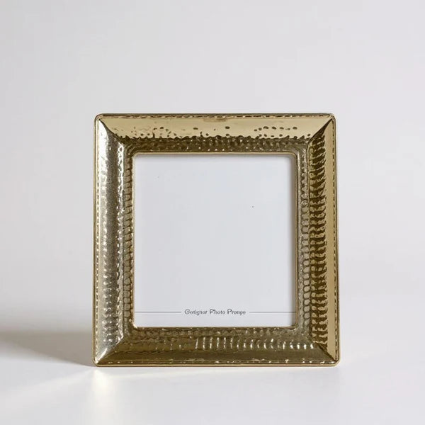 Gold Hammered Border Frame