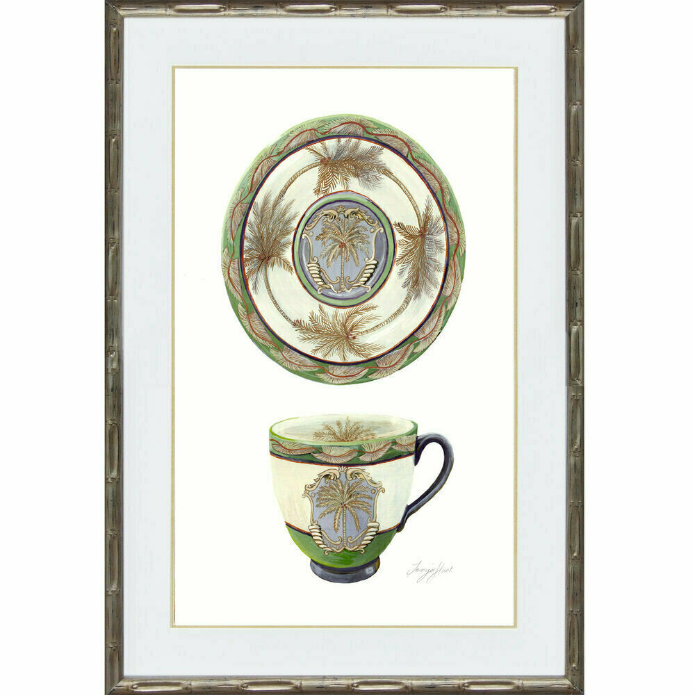 Tea Time 3 Art Print Framed