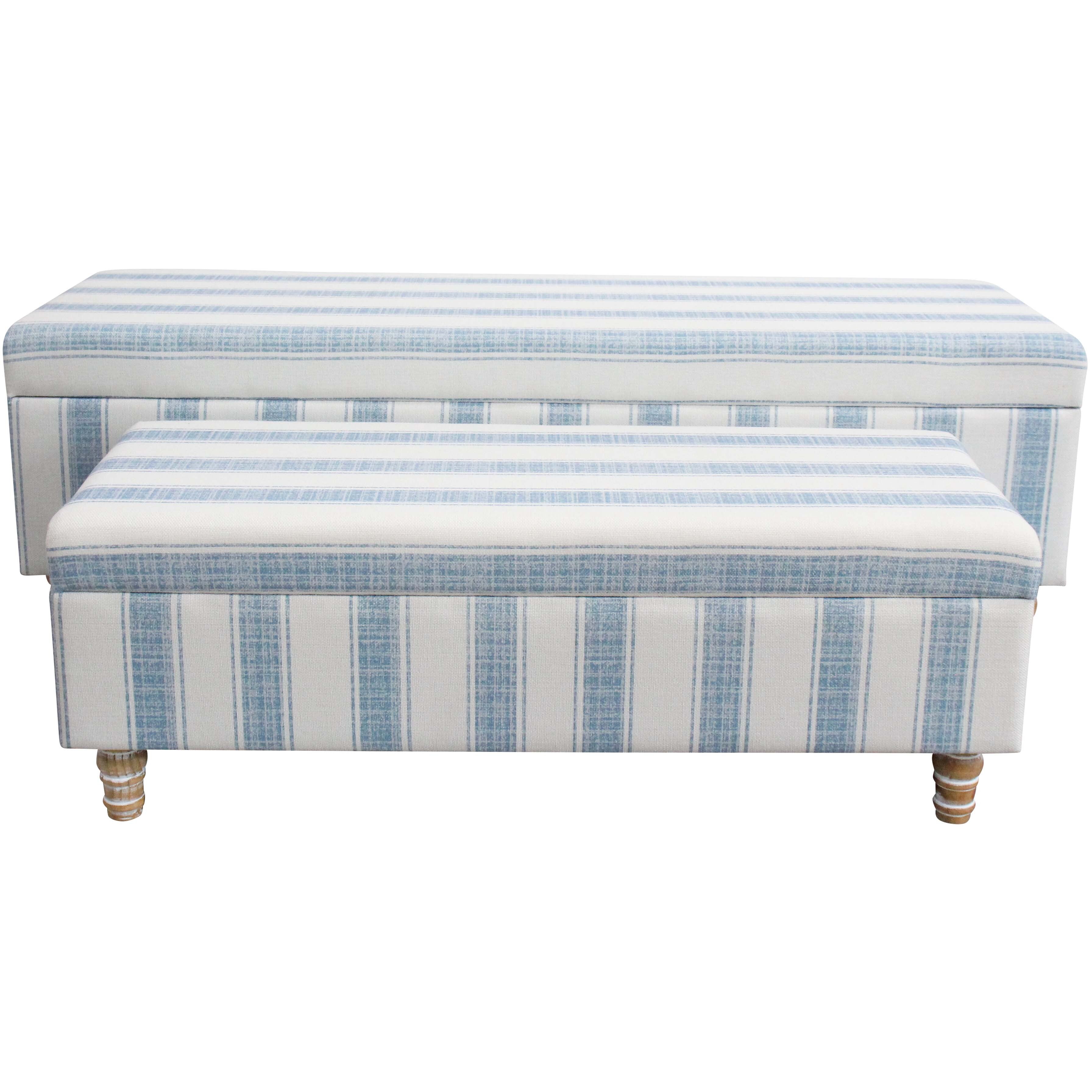 Ottoman - Storage Stripe Rectangle