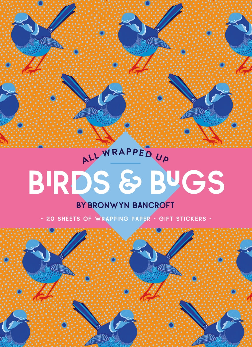 Birds & Bugs Wrapping Paper Book