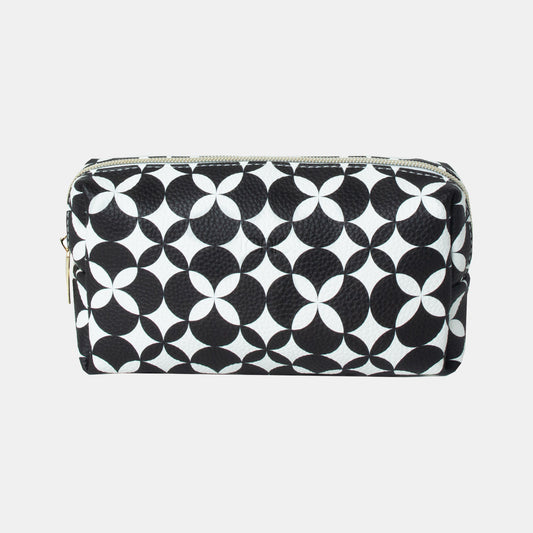 Medium Makeup Bag - Iconic black and white pattern
