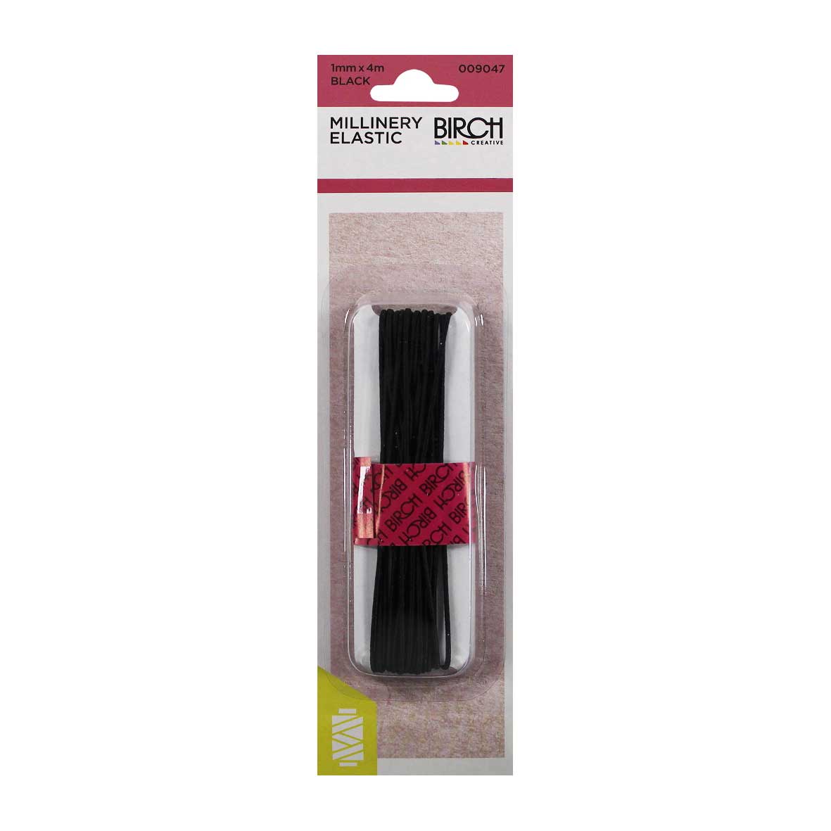 ELASTIC MILLINERY HK 1MMx4MT