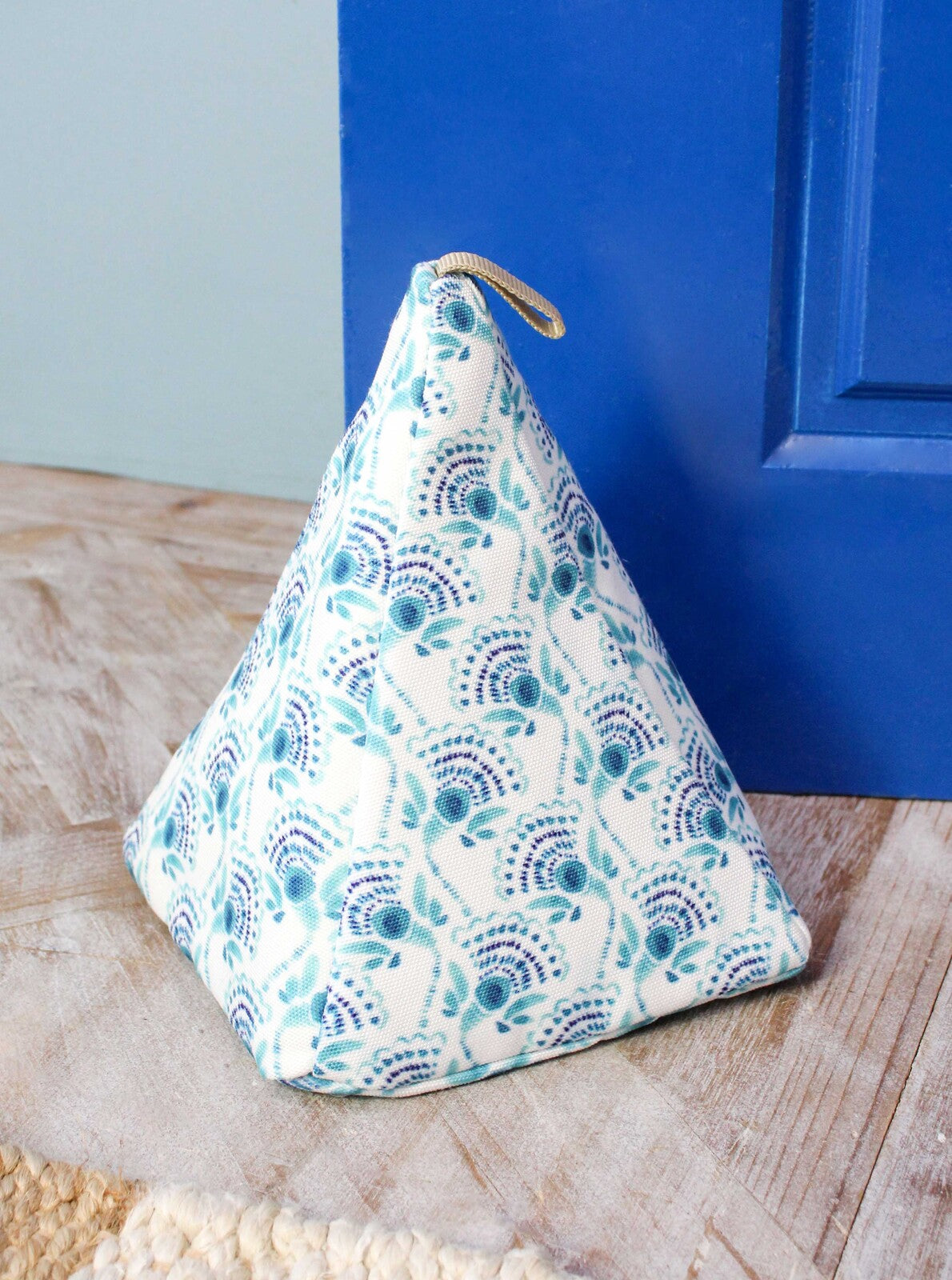 Doorstop Exotic Blue