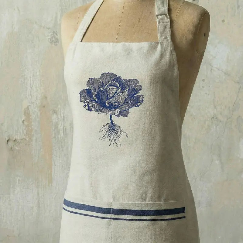 Grainsack Botanic Apron- Cabbage