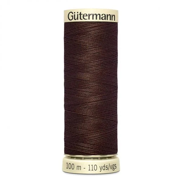 100 dark brown cotton