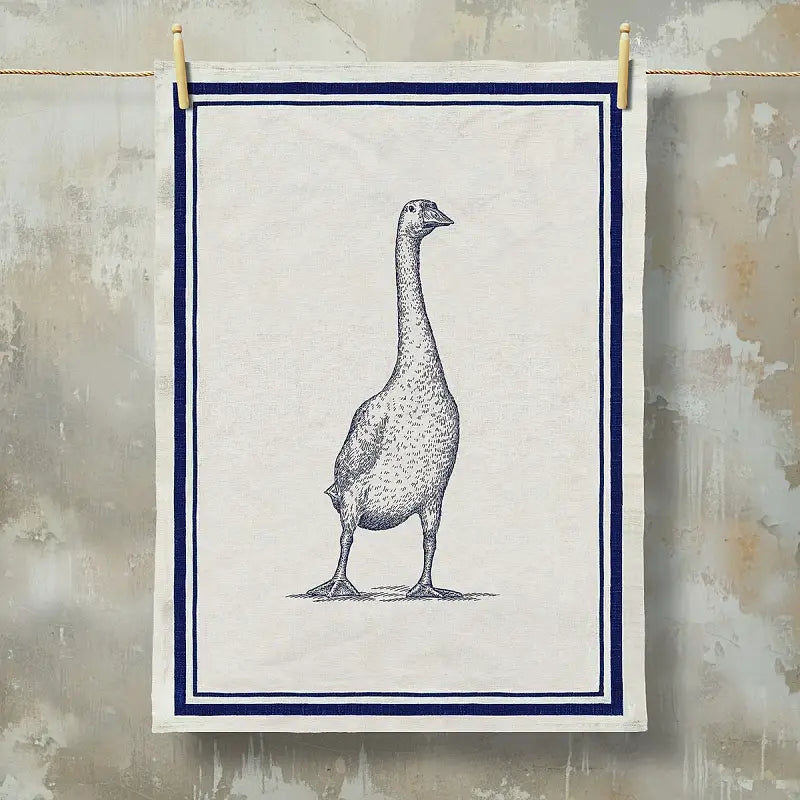 Grainsack Farmyard Tea Towel- Goose
