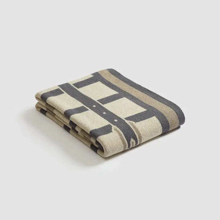 Throw Blanket Equestrian Lattice