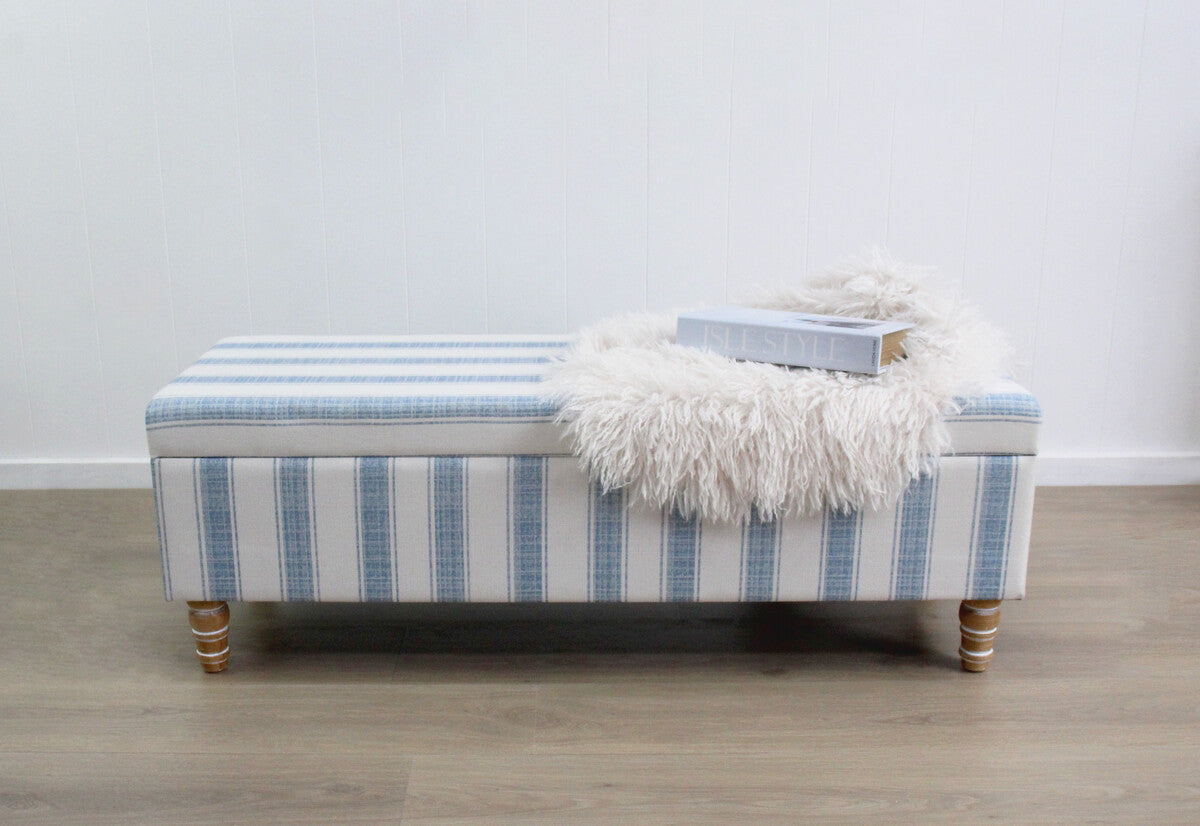 Ottoman - Storage Stripe Rectangle