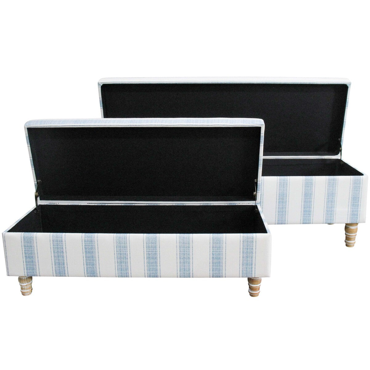 Ottoman - Storage Stripe Rectangle
