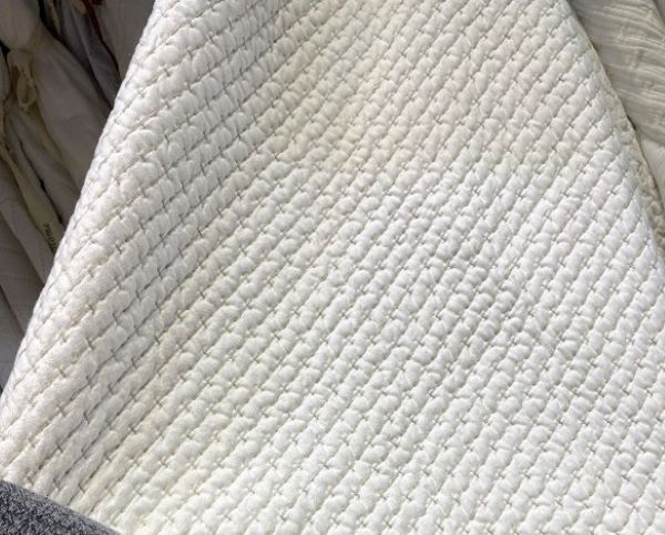 Ami Bedspread King Set White/beige