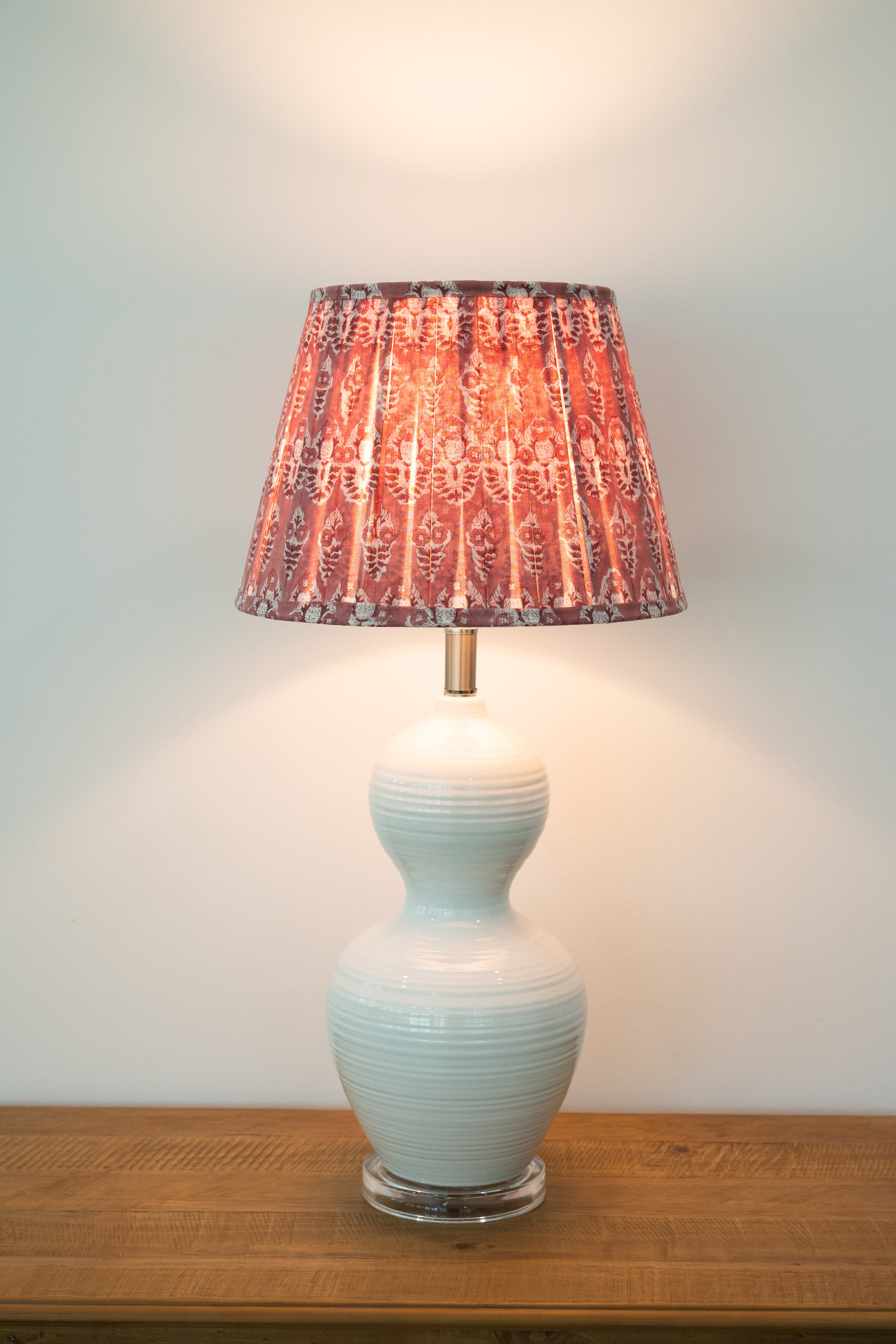 Lamp Shade Block Print Sundar Pink