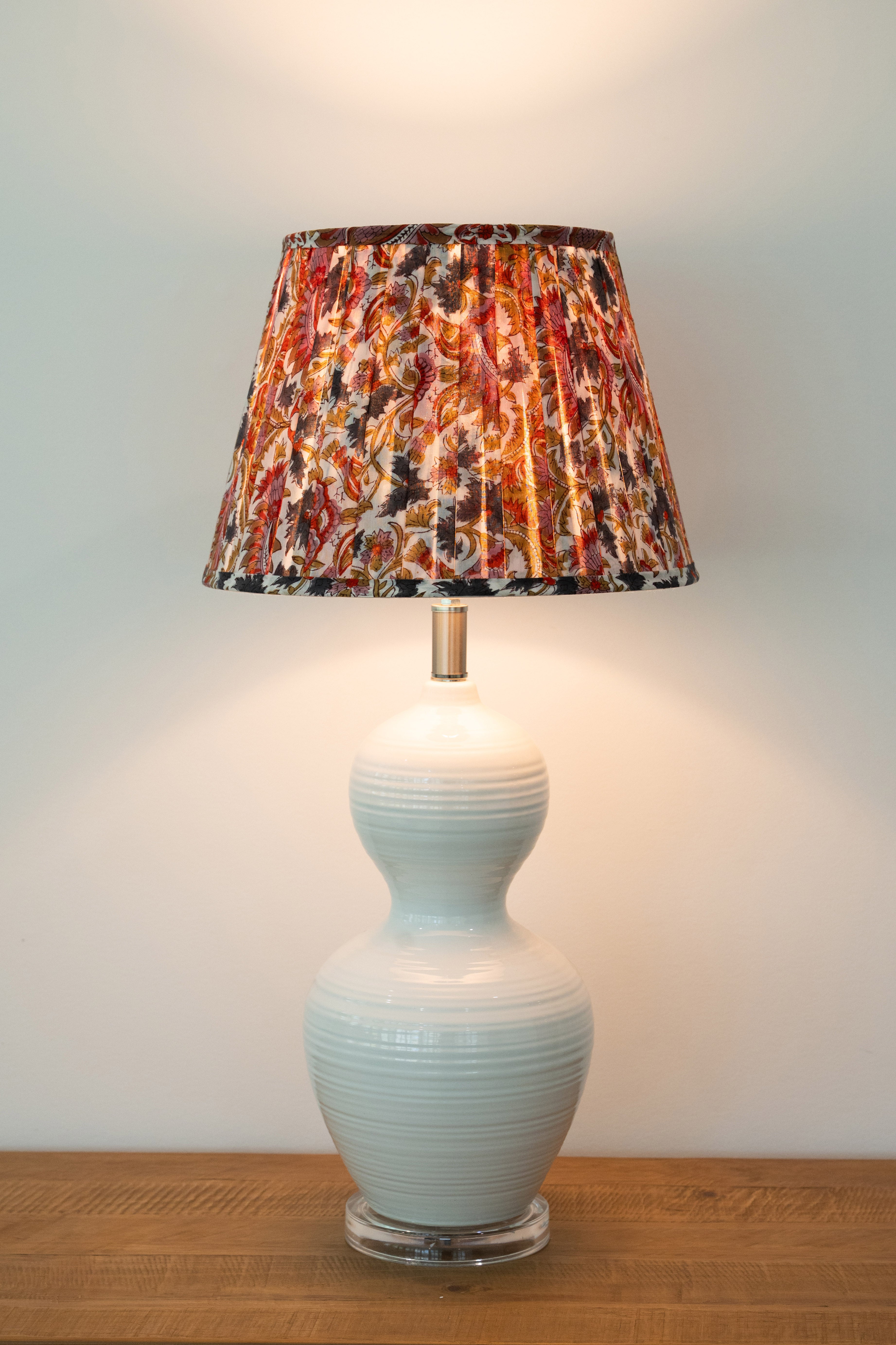 Lamp Shade Block Print Fleur Autumn