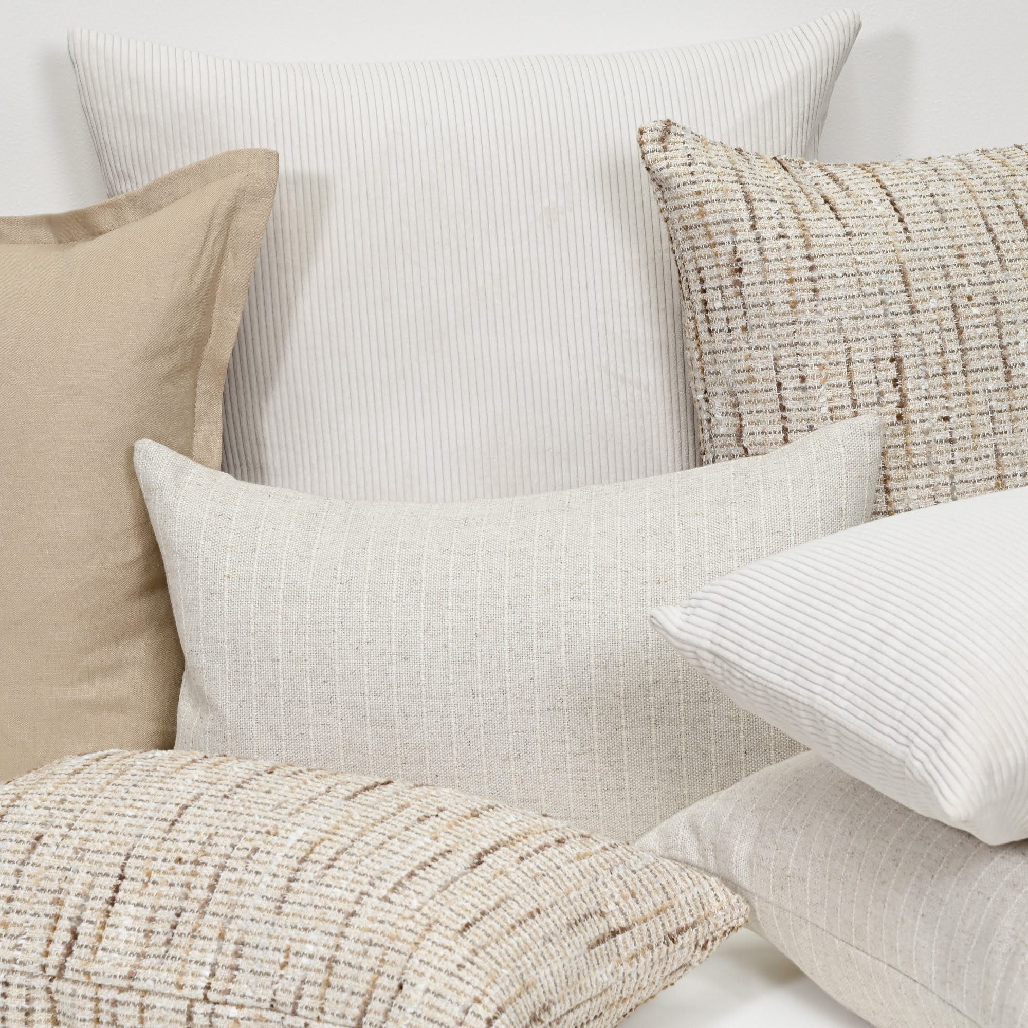 Cushion Textured Sandy Pinstripe Rectangle