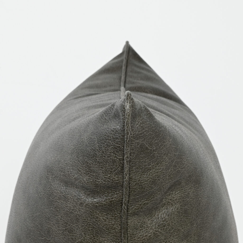 Cushion Art Leather Military Green Lumbar