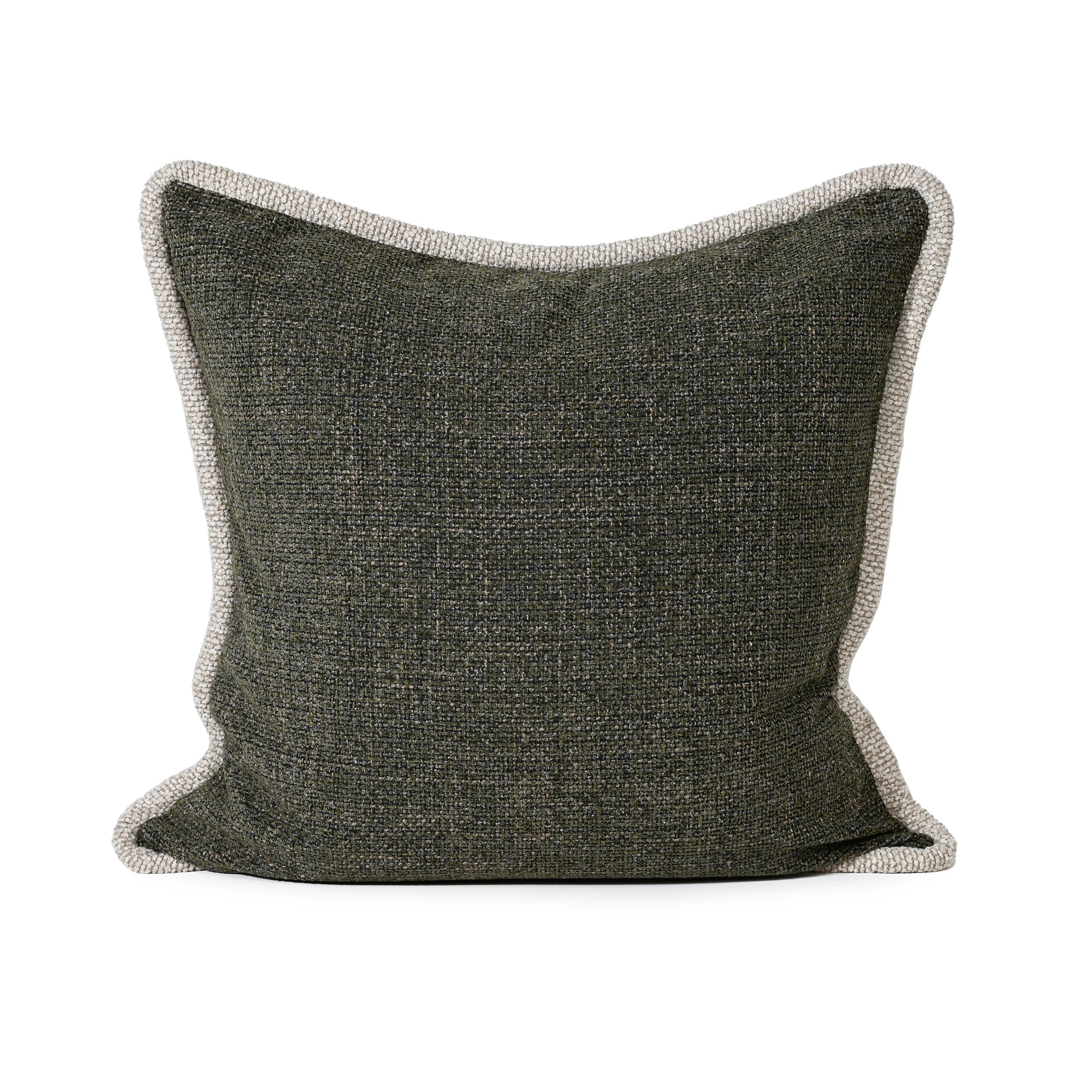 Woven Moss – Fabric Cushion Square