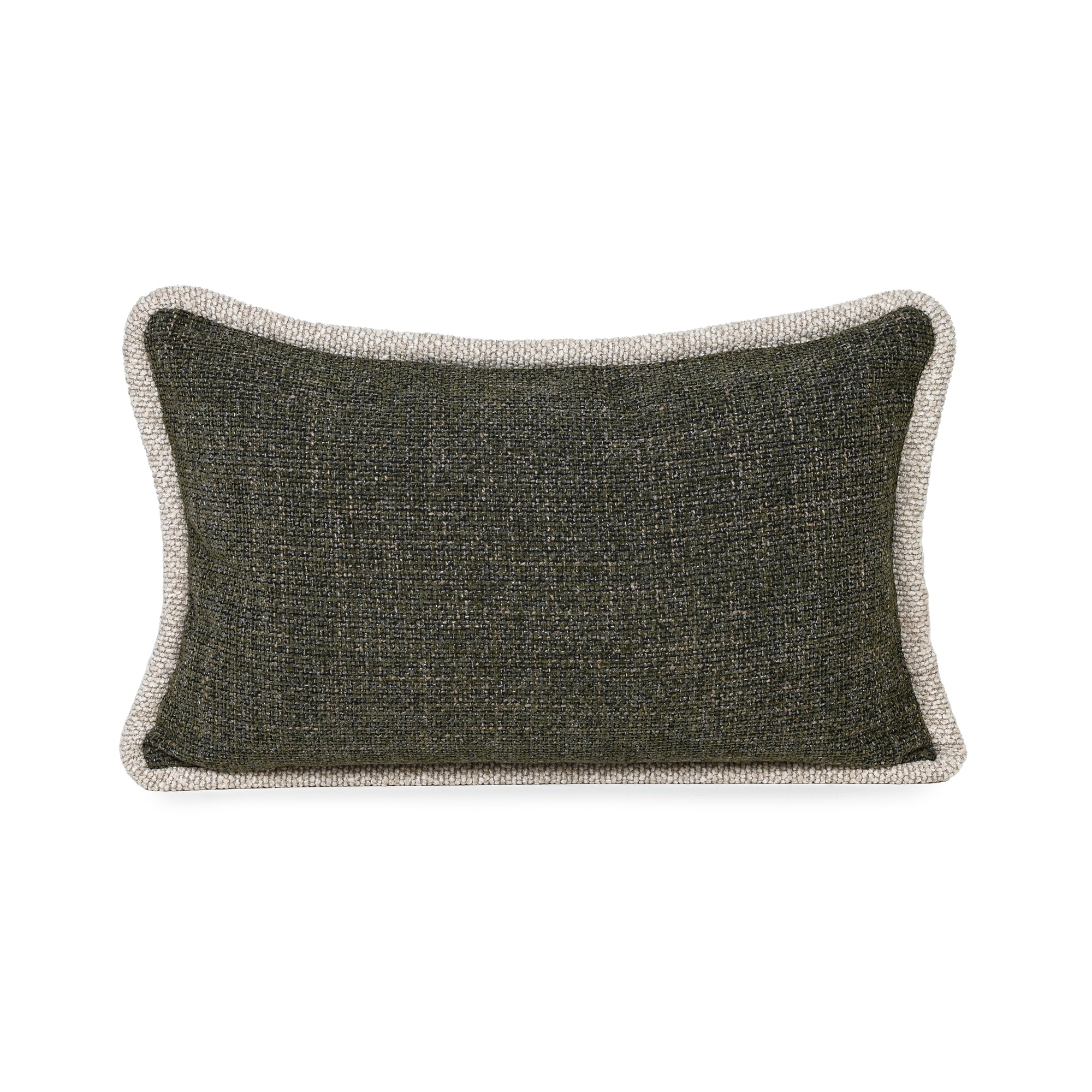 Woven Moss Fabric Cushion Lumbar