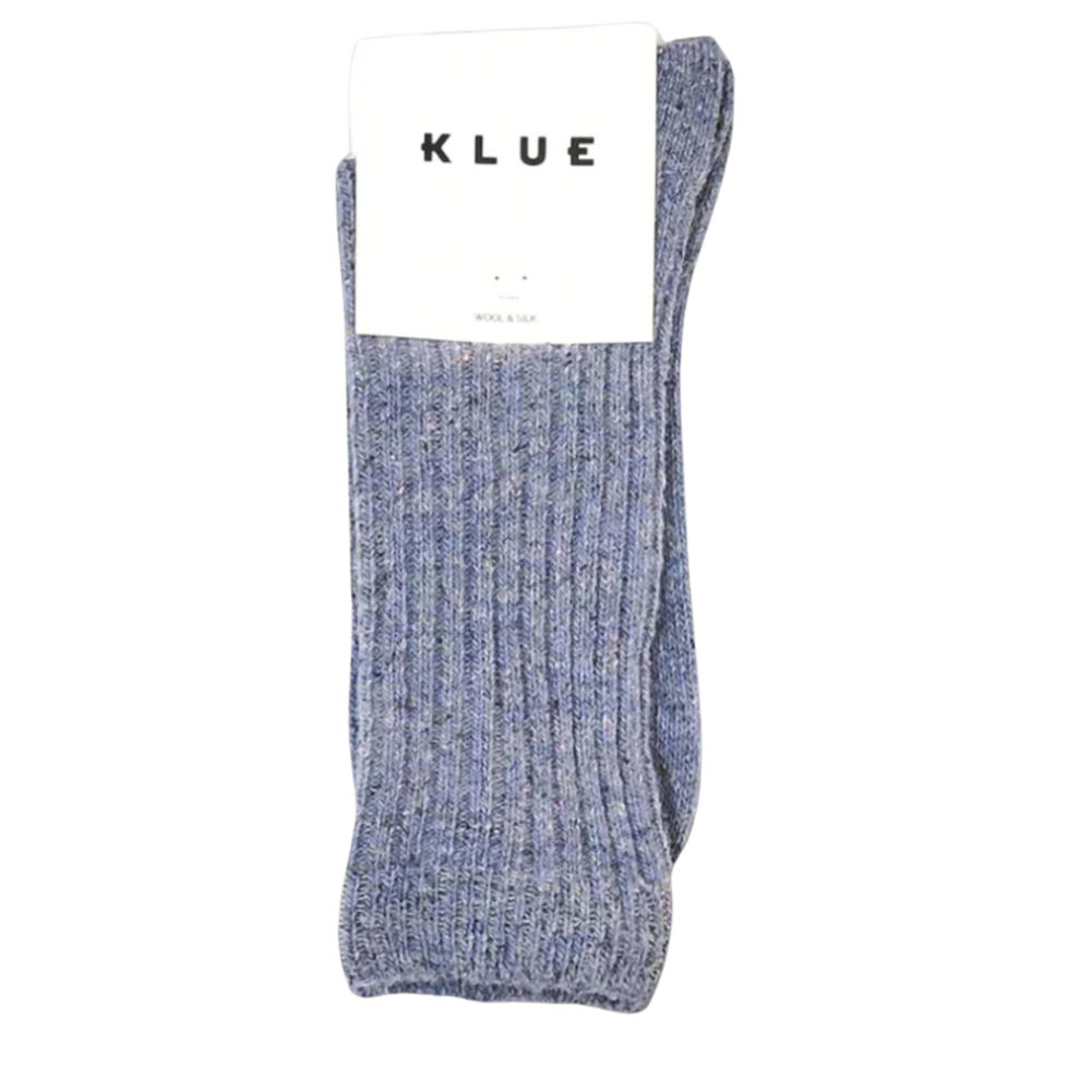 Socks Silk & Wool Dust Star Sky Blue