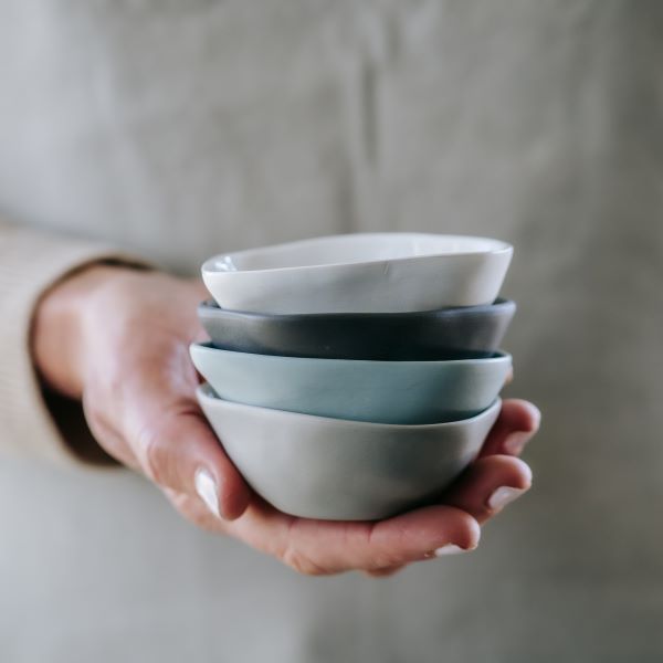 Pinch Pot Flax 8cm