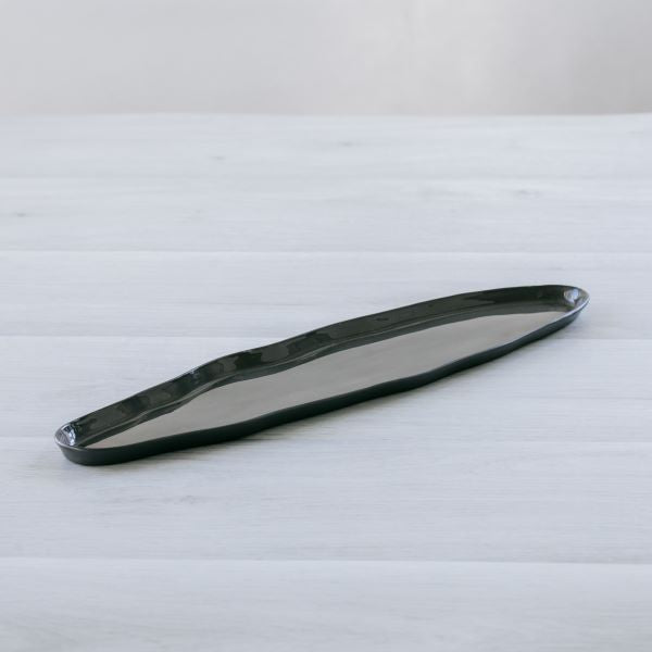 Serving Tray Oval Flax