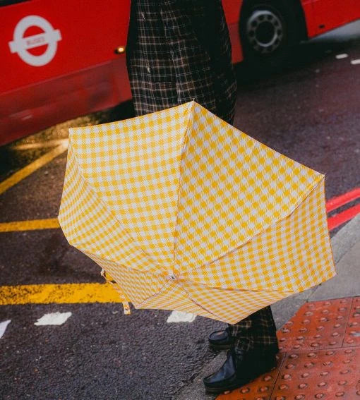 Umbrella HAMOND Anatole Yellow Gingham