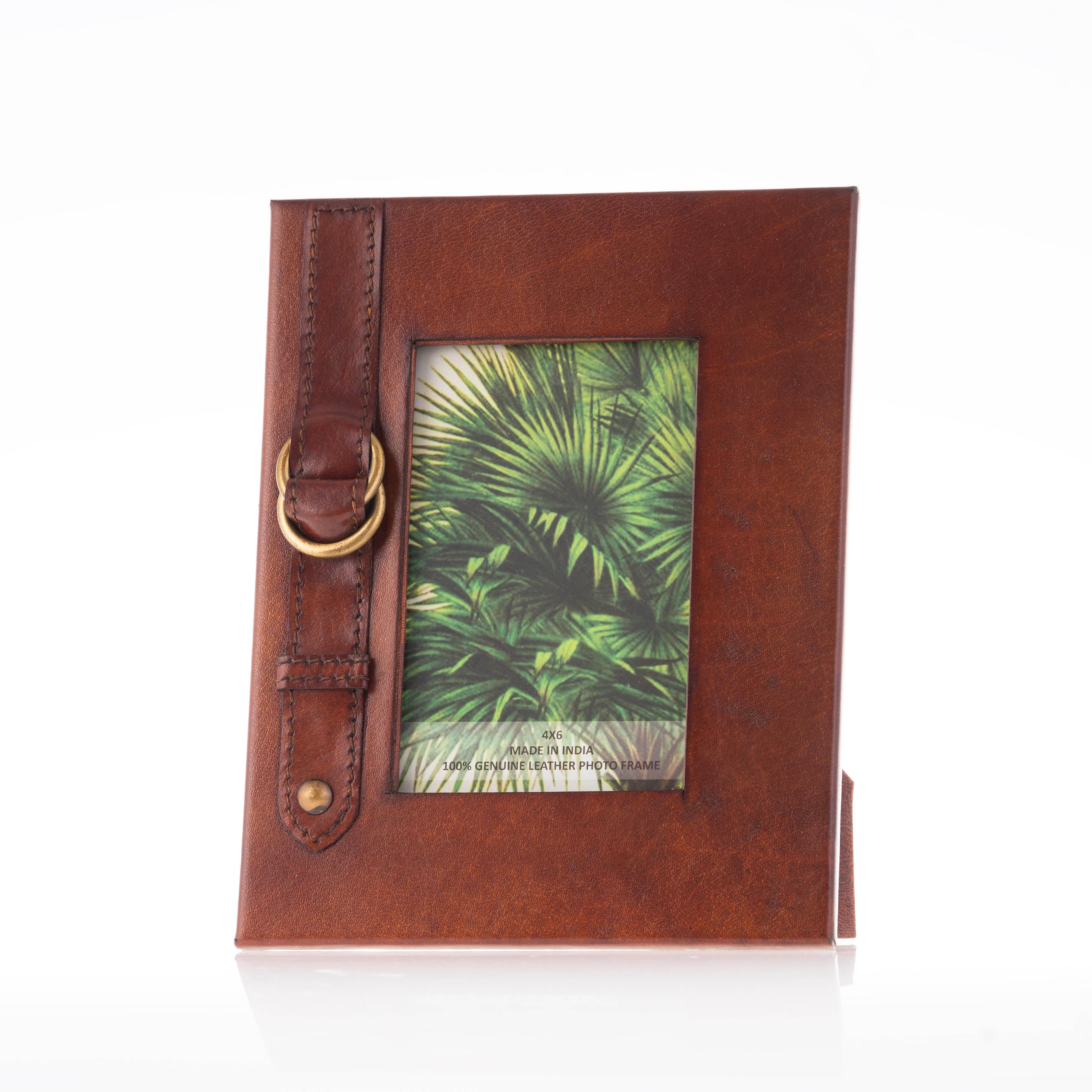 Harry Leather Photo Frame 4x6