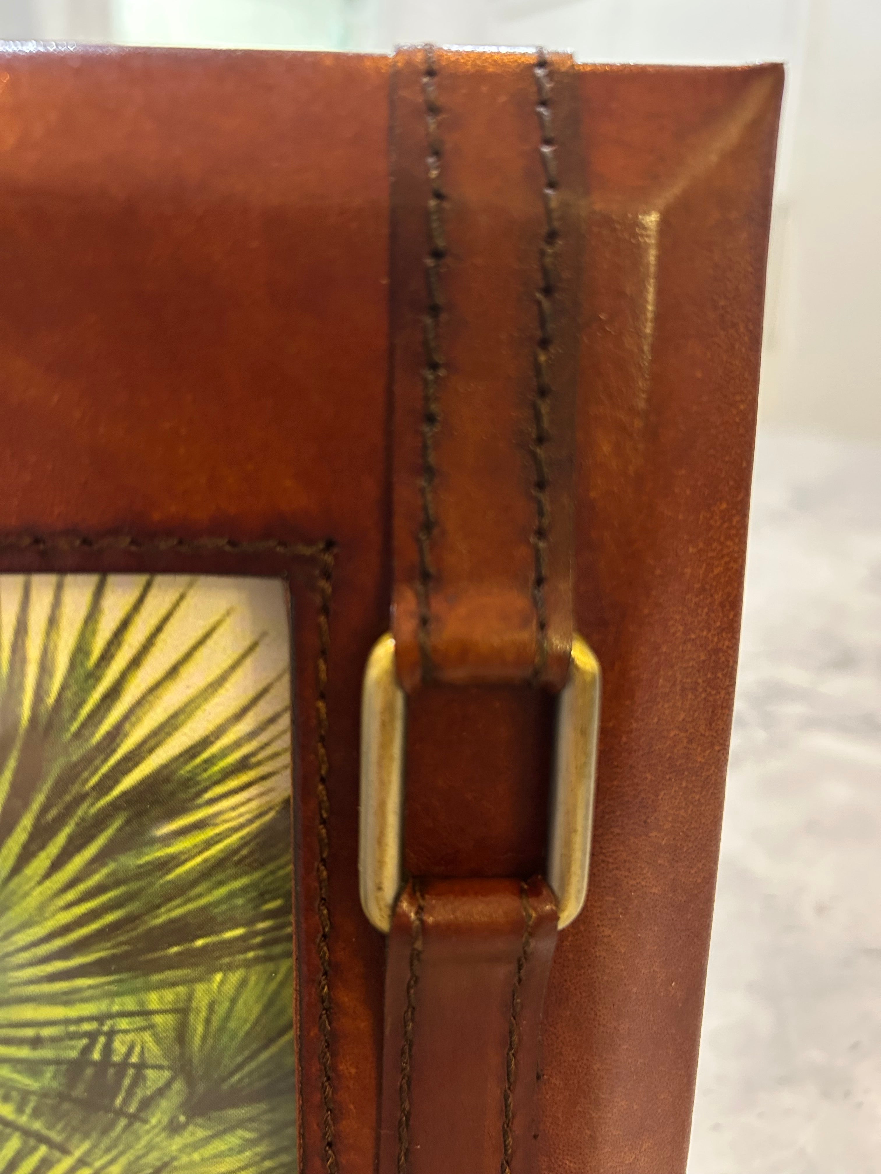 Windsor Leather Photo Frame 4x6"