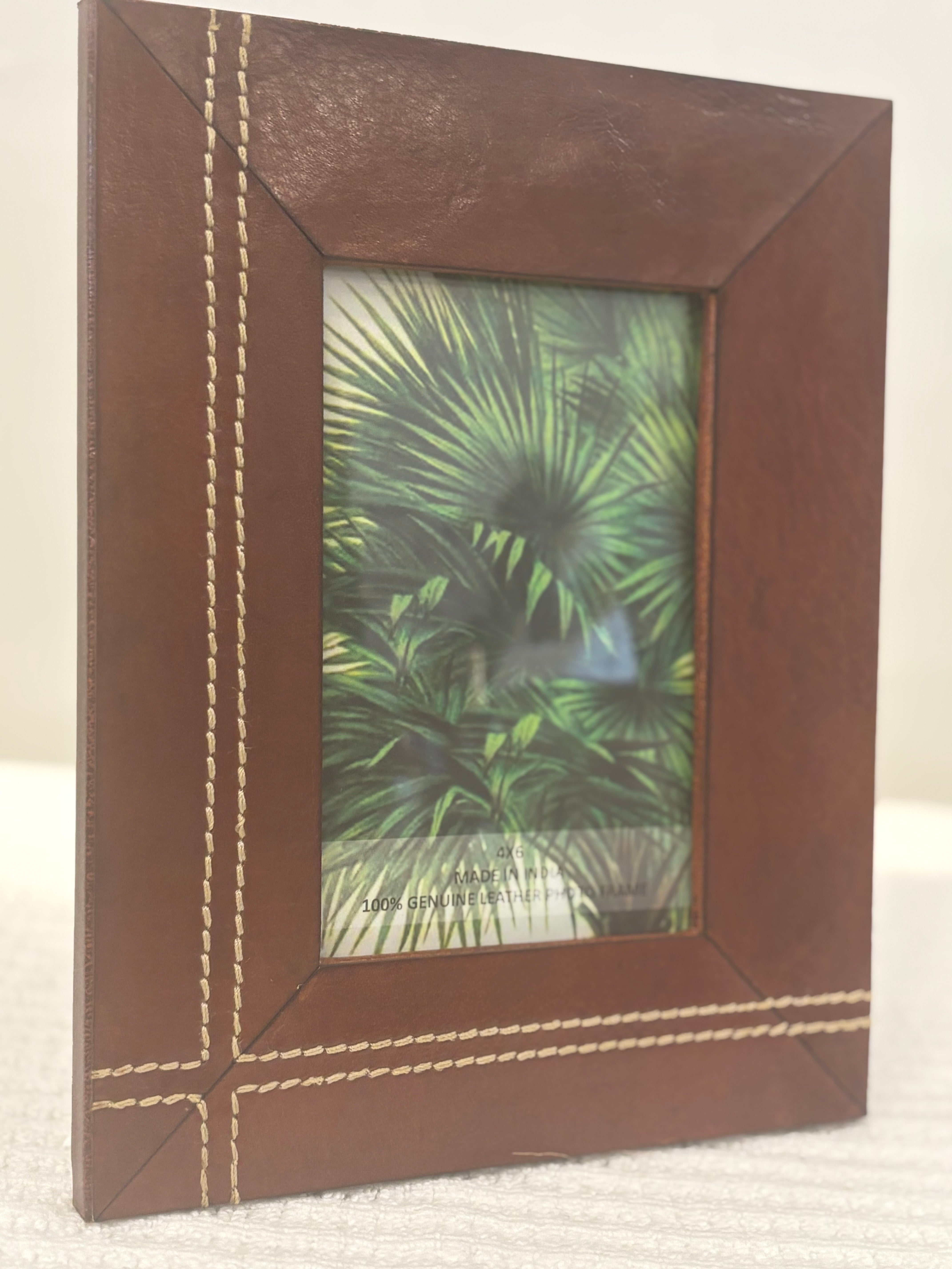 Jock Leather Photo Frame 5x7