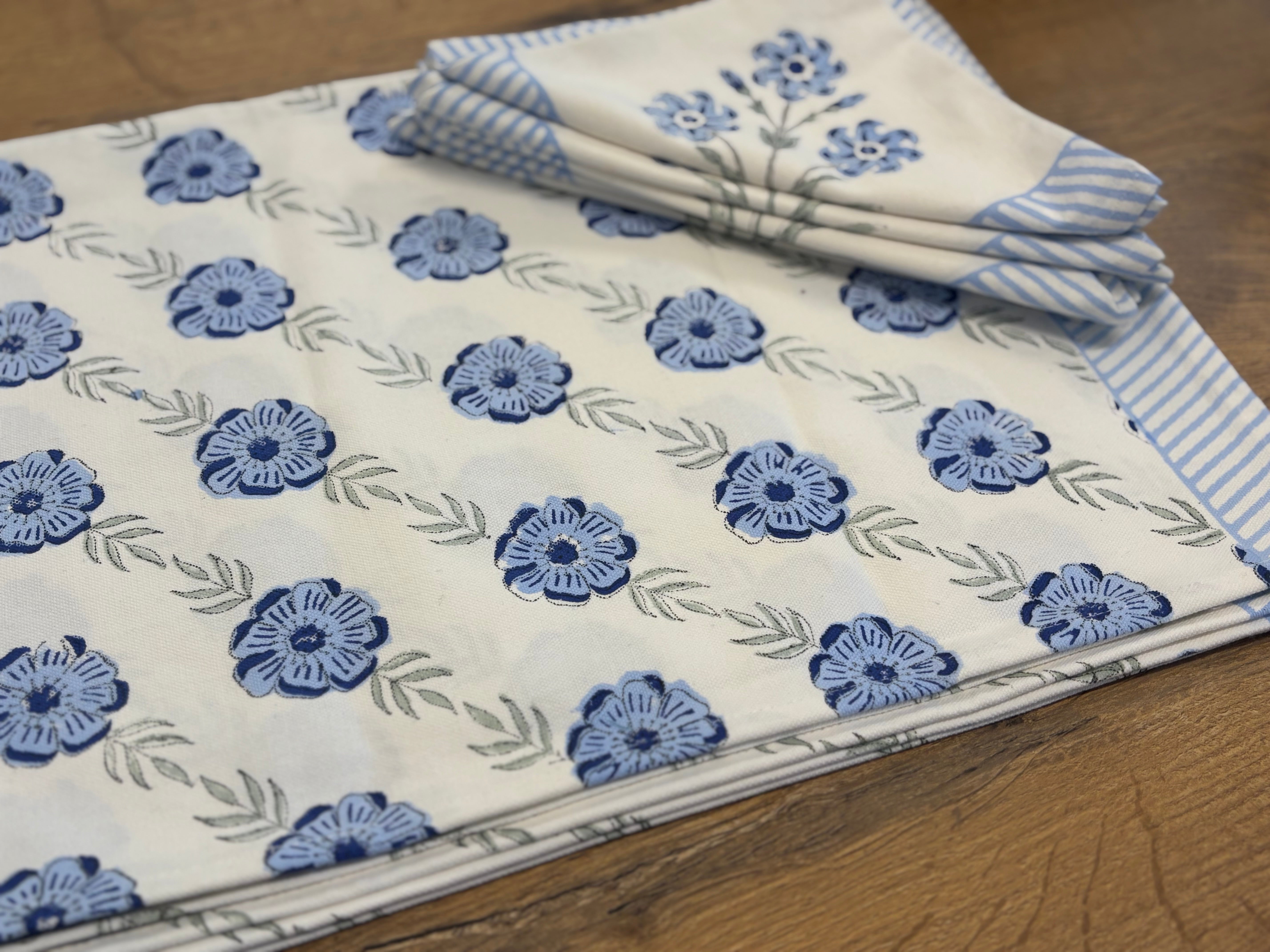 Placemat and Napkin set - Dahlia X 6