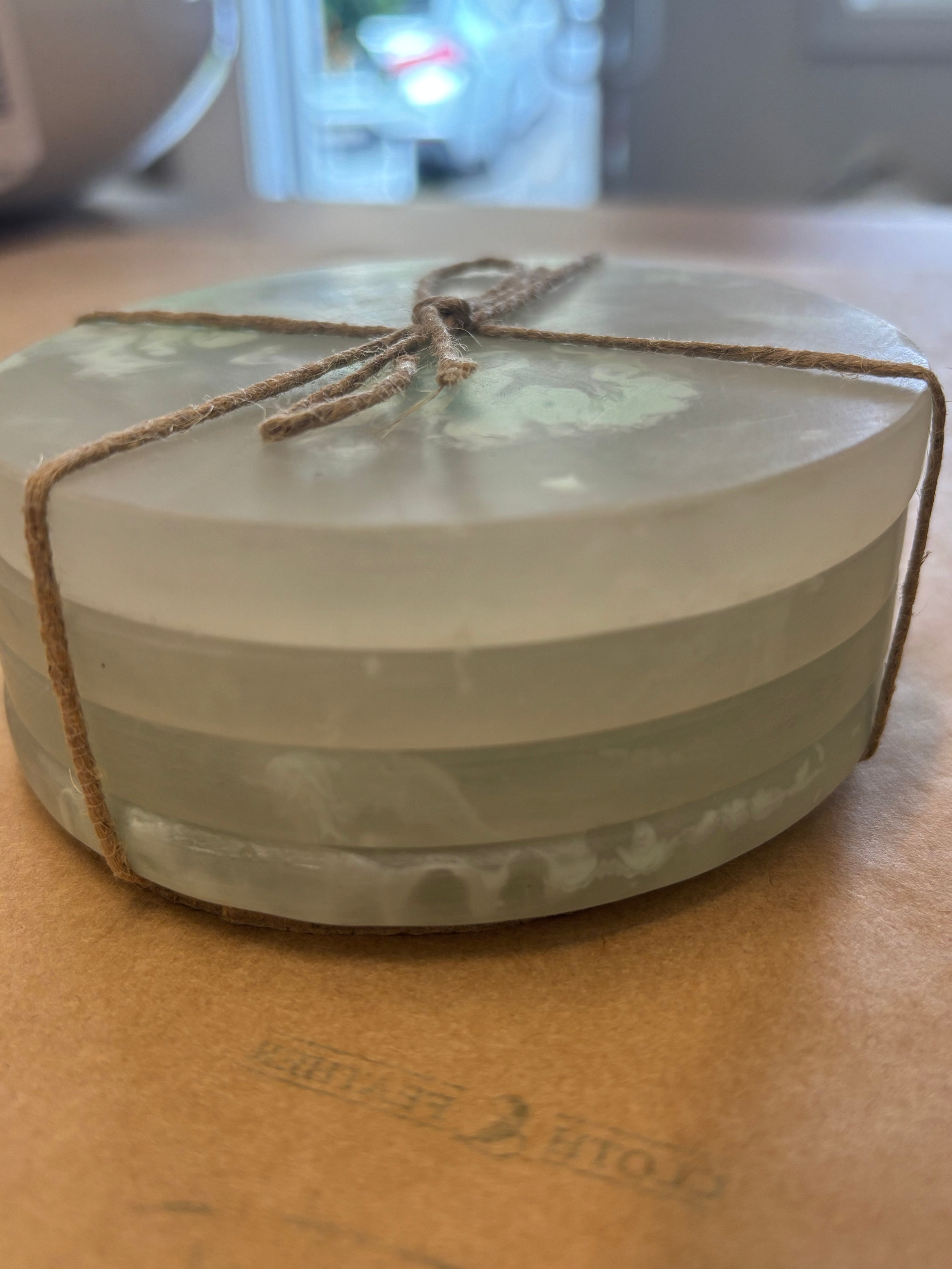Coaster Resin Mint