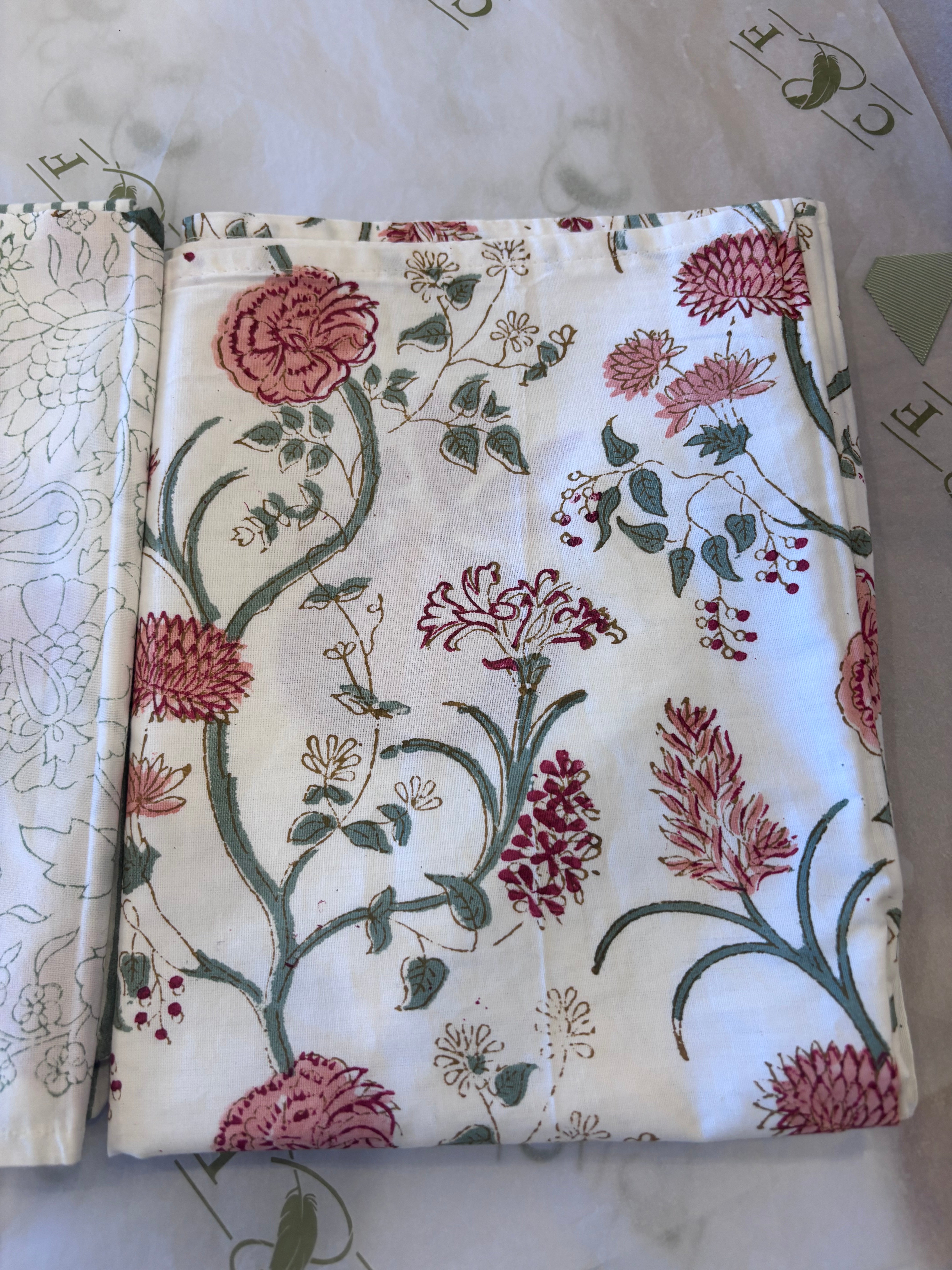 Pomegranate and floral Pillow Cases