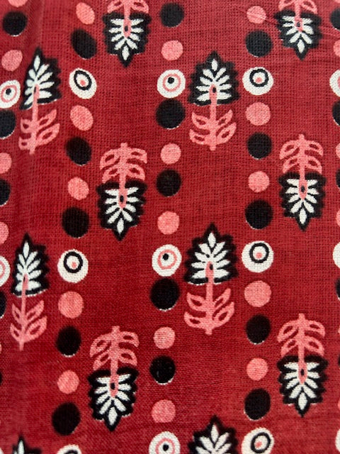 Hand Loomed Scarf - Floral