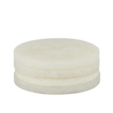Coaster Resin Ivory