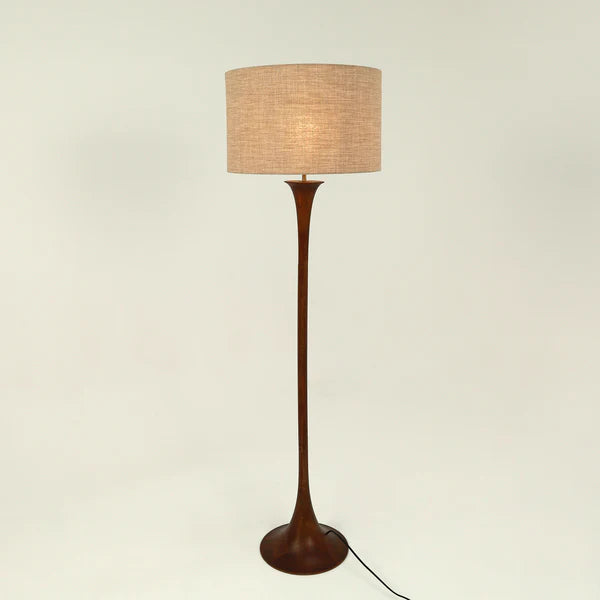 Soraya Floor Lamp - Walnut