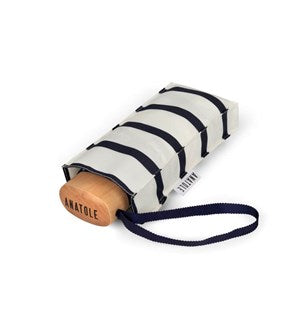 Anatole Micro Umbrella Henri  Navy Stripes