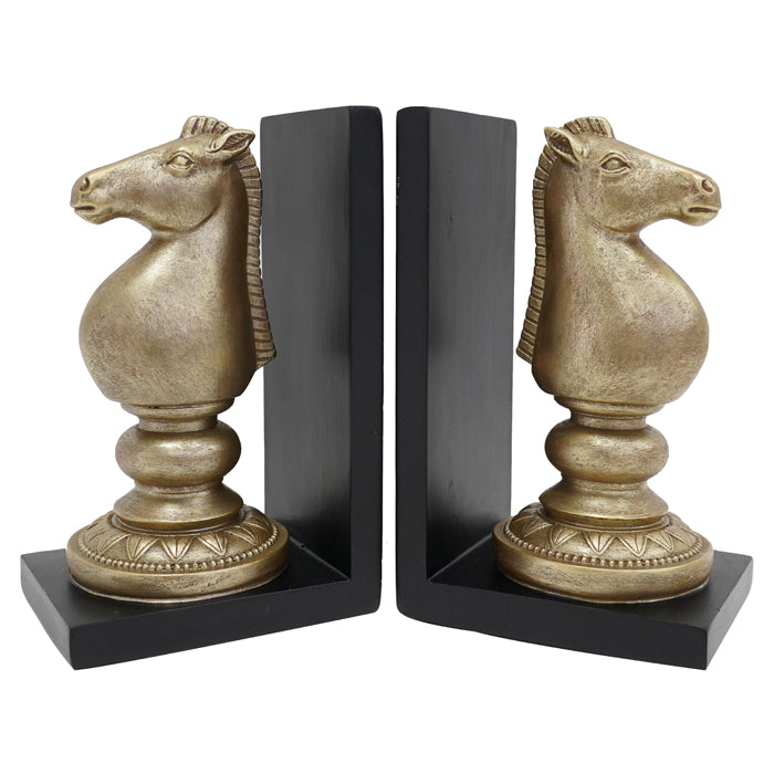Christo Resin Chess Knight  Horse Bookends