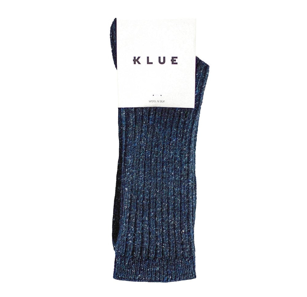 Socks Silk & Wool Dust Star Navy