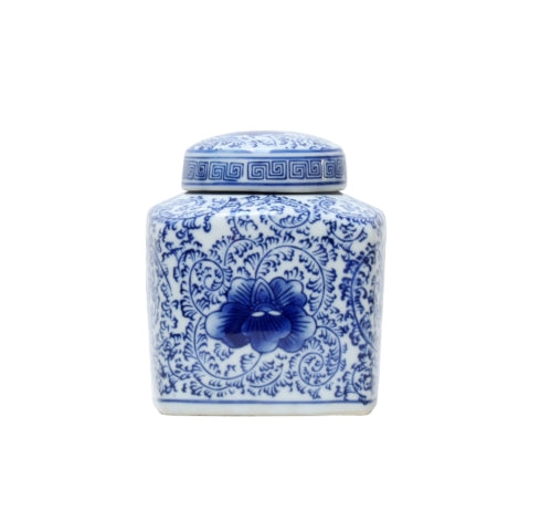 Ginger jar blue and white 13cm