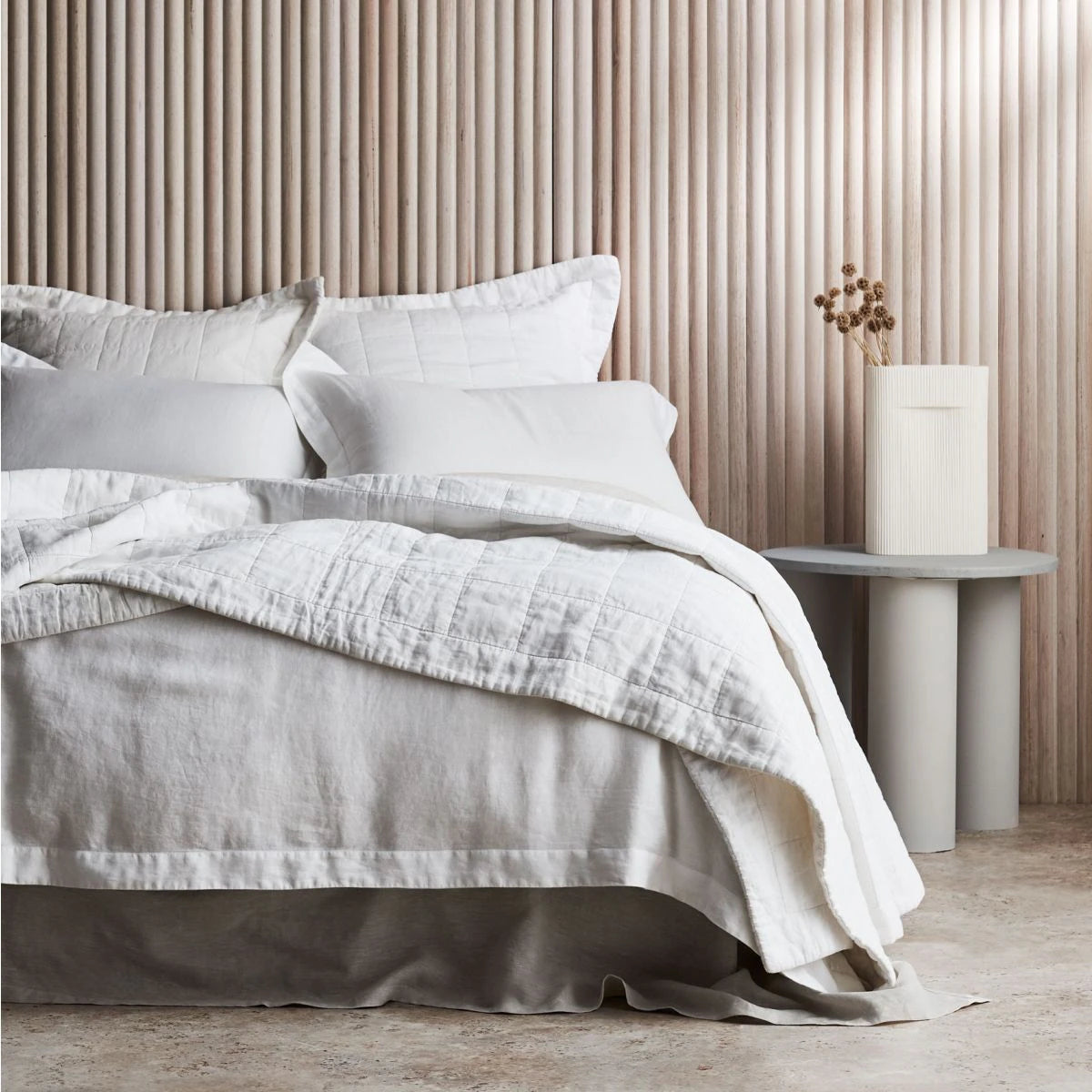 Sheridan Linen White Quilt Cover King