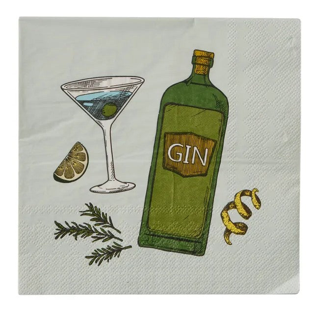Cocktail Hour 20pk Paper Napkins