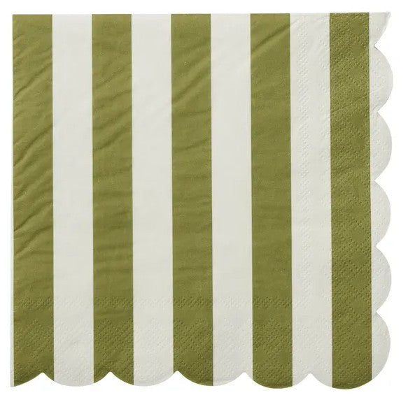 Carnival Olive 20pk Paper Napkins