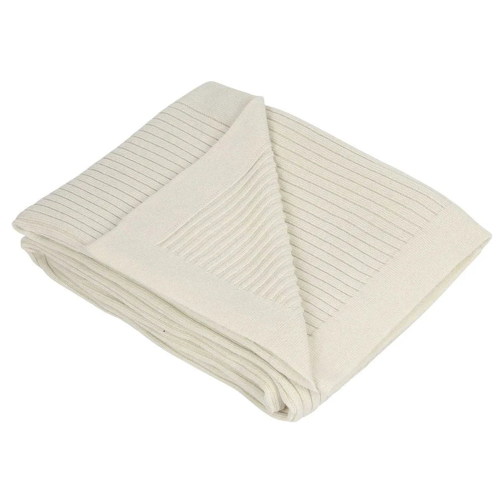 Corby Wool Throw Cream